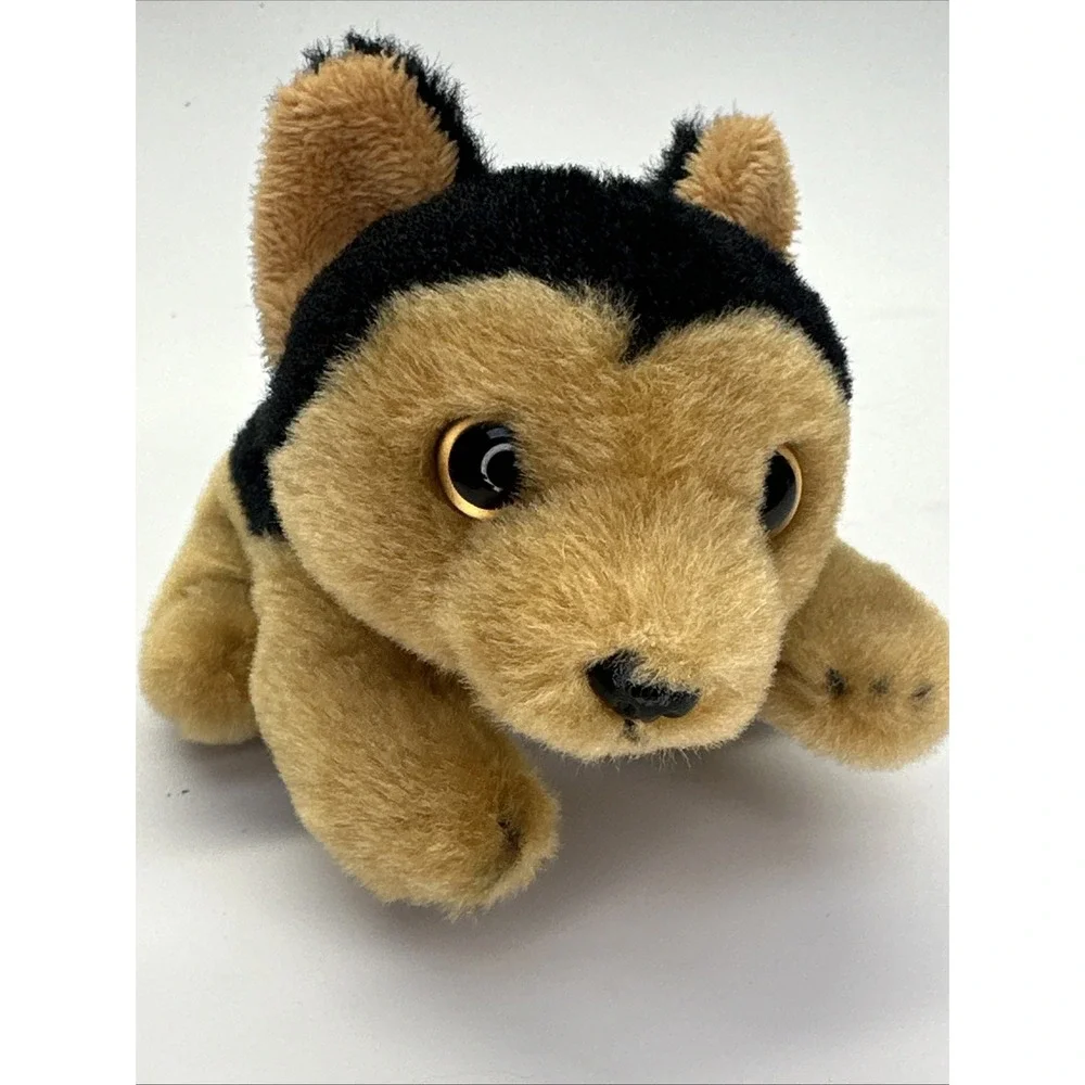 Russ Petooties Pets Alsatian German Shepherd GSD Dog Plush Toy Small 5in Brown